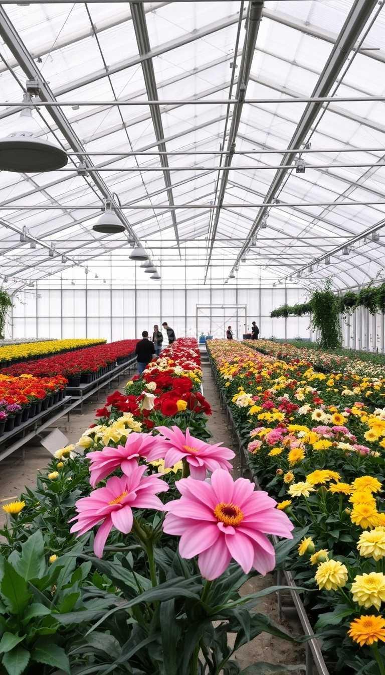兼顧精細(xì)與實(shí)用 溫室花卉與豆類種植的現(xiàn)代實(shí)踐