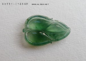 翡翠A貨玻璃種熒光葉 自然與工藝的完美邂逅，正品保障值得收藏